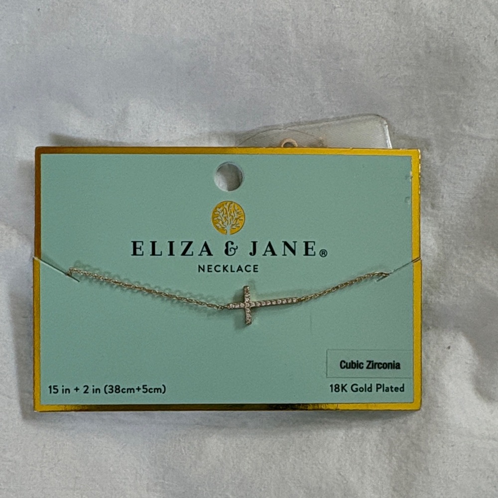 Gold Plated Cross Necklace